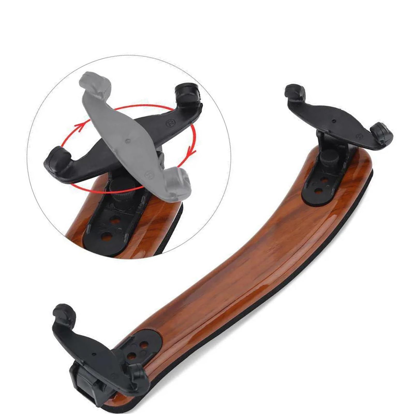 Reposapiés para violín Apoyo de hombro de arce para violín 3/4 4/4