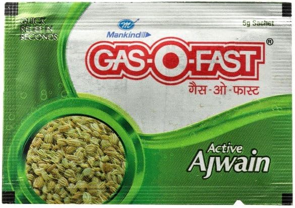 Gas-O-Fast Active Ajwain (60 sachets)