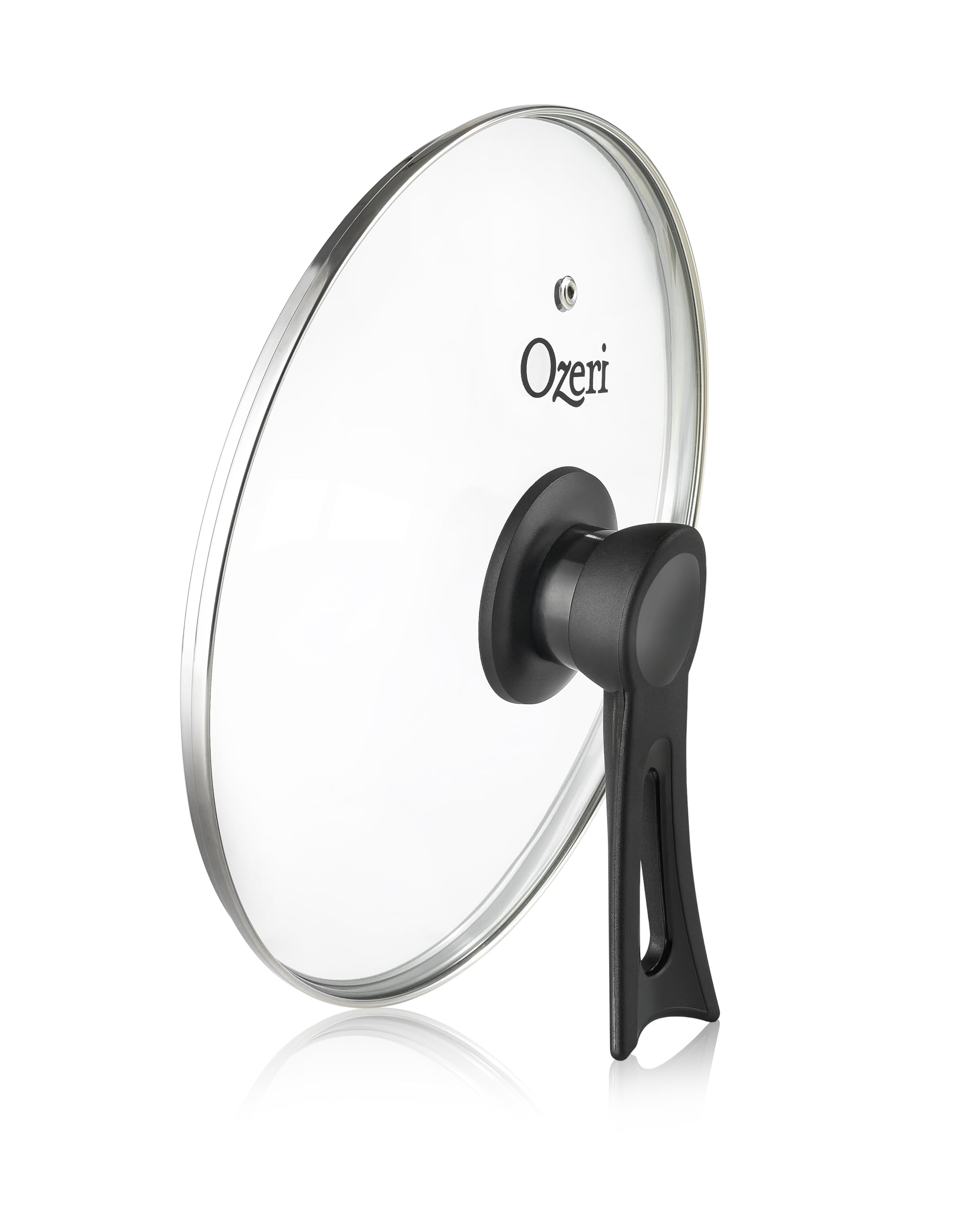 Ozeri ZP2-26GL - Coperchio autoportante in vetro temperato, 10 pezzi, Vetro, Trasparente, 365 cm ca.