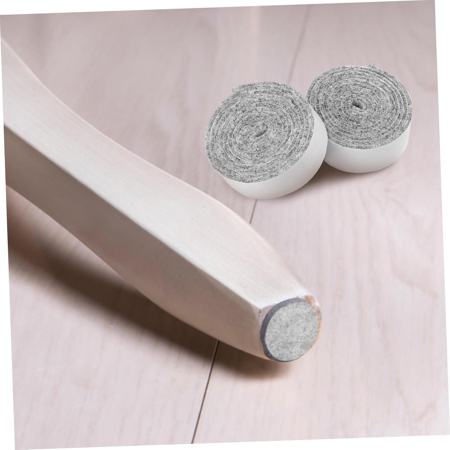 Homoyoyo 20rolls Furniture Felt Strips Self-Adhesive Pads for Chair Legs and Furniture Feet Protects Hardwood Floors from Scratches and Noise Included