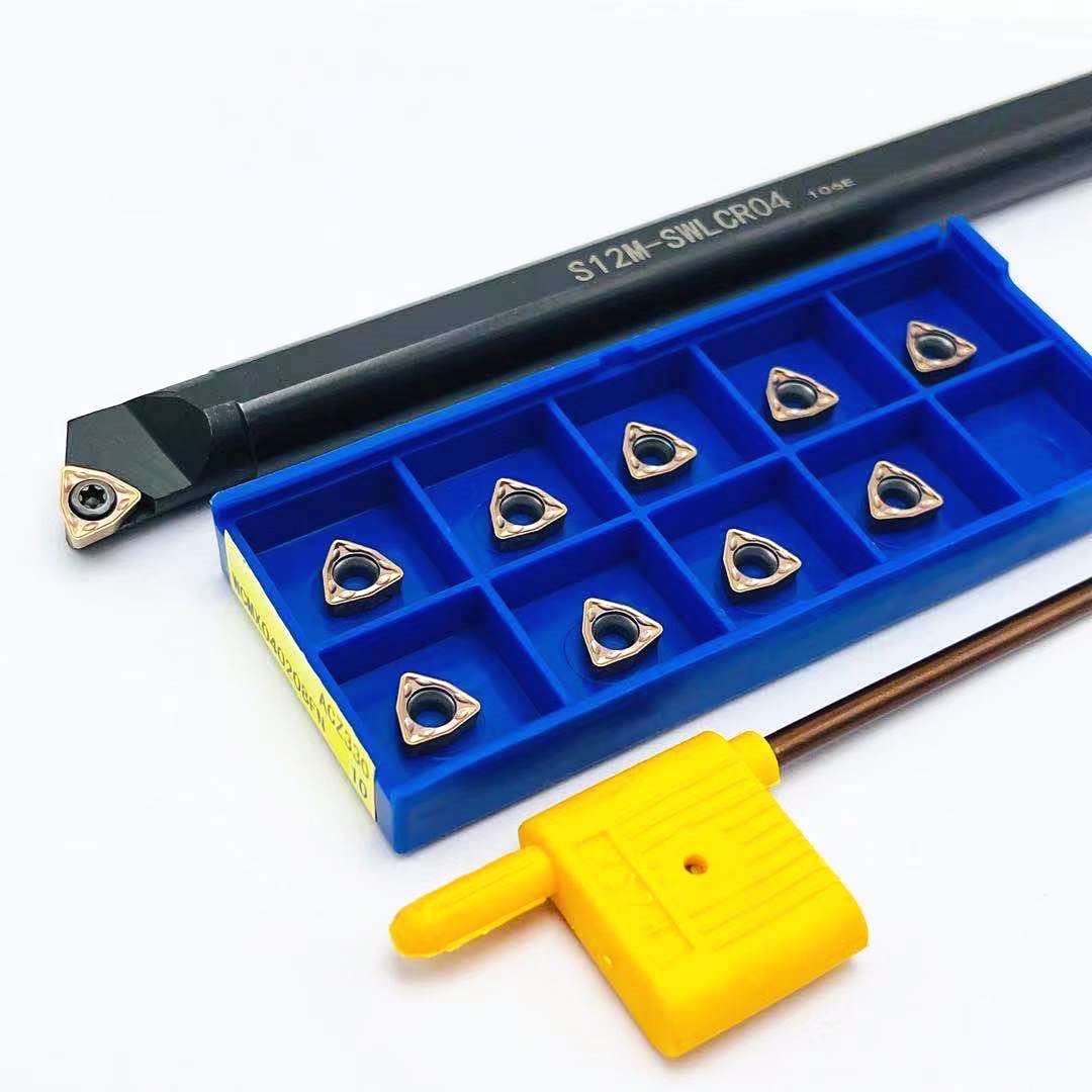 SWLCR S10K-SWLCR04 S16Q-SWLCR06 S10K S16Q S20R Internal Turning Tool Holder Lathe Cutter Boring Bar Insert WCMT WCMX Carbide(S12M-SWLCR04,No Insert)