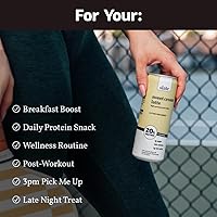Vista 4 de Slate Milk - High Protein Iced Coffee - Sweet Cream Latte - 175mg Caffeine, Lactose Free Energy - 20g Protein, 1g Sugar, 100 Calories, 1g Net Carbs