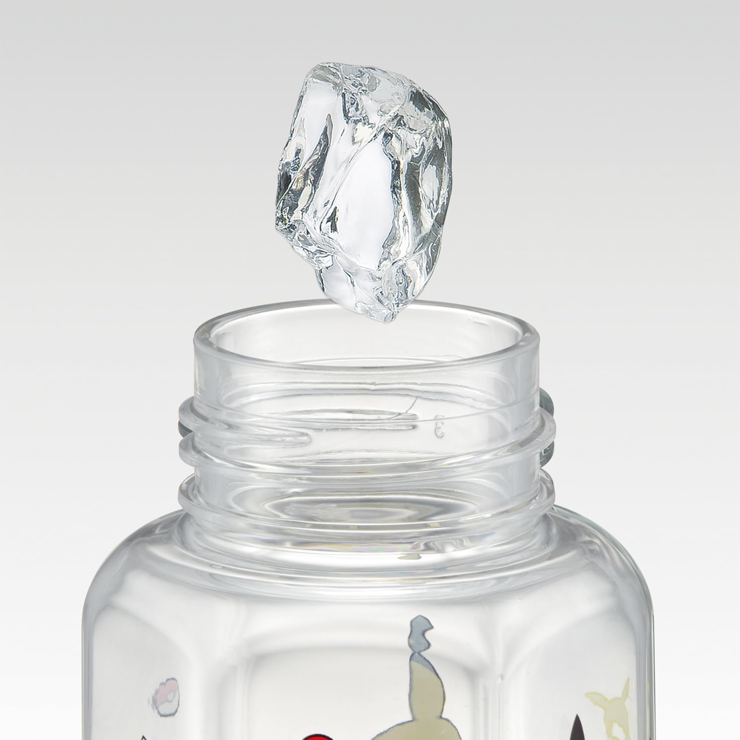 Skater PDH4-A Easy to Hold Hexagonal Water Bottle, Plastic, 11.8 fl oz (350 ml), Clear, Transparent, Blow Bottle, Direct Drinking, Lightweight, Pokemon, Boys