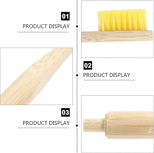 Miniatura 5 de HEALLILY Cepillo de dientes 7 uds. Cepillo de bambú biodegradable Cepillo de limpieza de dientes Cepillos de dientes biodegradables Cepillo de