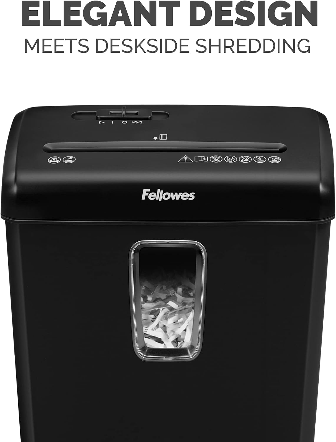 Fellowes PowerShred P-30C 6 Sheet Cross-Cut Deskside Paper Shredder for The Home Office