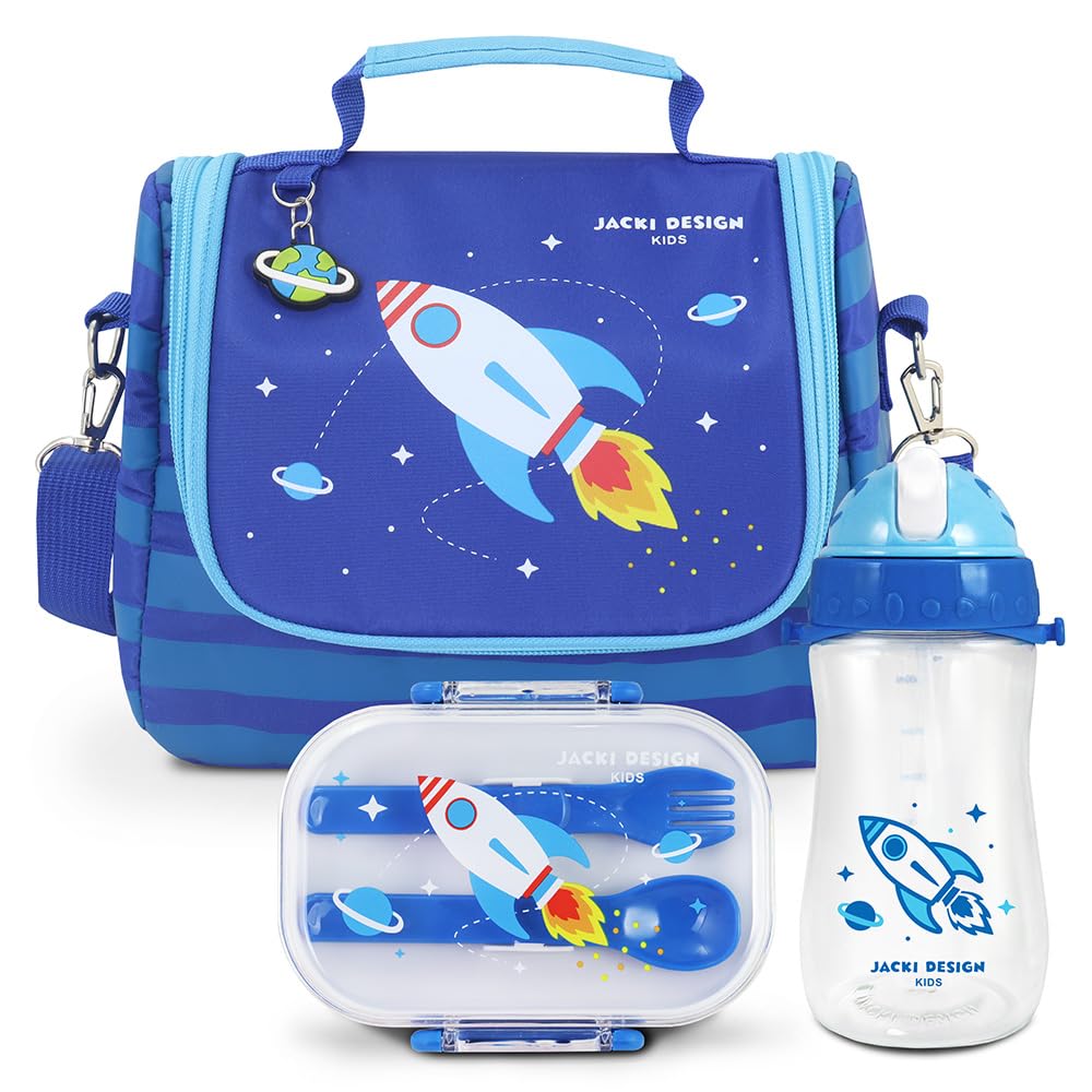 Kit Lancheira Térmica, Pote Marmita 400ml e Garrafa 460ml Infantil ...