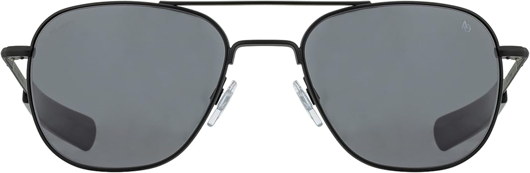 Amazon.com: AO Original Pilot Sunglasses - Black - True Color Gray Amazon.com: AO Original Pilot Sunglasses - Black - True Color Gray