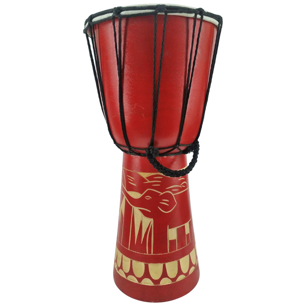40cm Djembe Drum Bongo Elephant Carved Beginner Children Good Sound