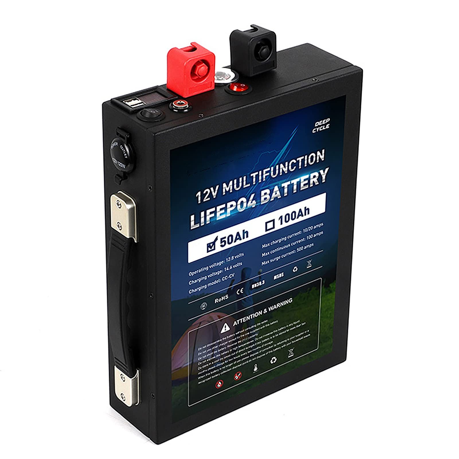 リン酸リチウムイオン 12V 100Ah LiFePO4 ポータブル電源 USB Amazon.co.jp: LiFePO4 12V 50AH/100AHリン酸鉄リチウムイオン