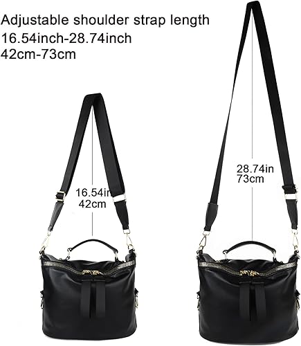 Miniatura 6 de VGOAL Bolsos cruzados para mujer, bolso de mano de gran capacidad para mujer, casual, ligero, para viajes, compras, bolsa de hombro impermeable