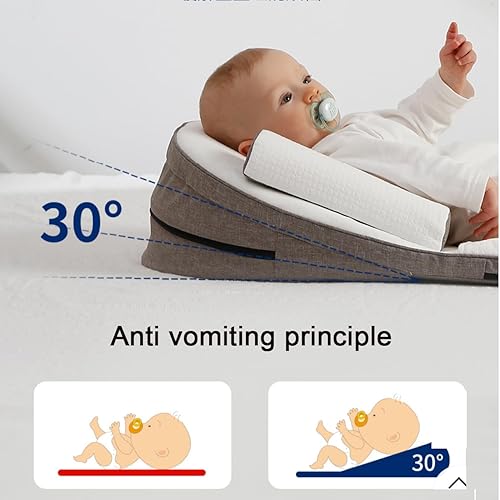 Miniatura 4 de Almohada de apoyo para la alimentación del bebé, almohada de alimentación antidesbordamiento, almohada de lactancia con correa de seguridad, tumbona