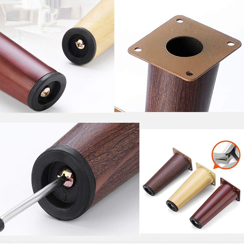 4pcs Cabinet Legs Furniture Legs Cold Rolled Steel Furniture Feet Metal Sofa Legs Oblique Table Legs Furniture Risers Supporting Feet Furniture Replacement Legs