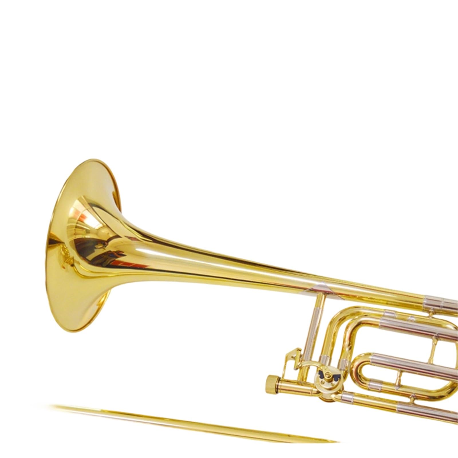 Trombón Profesional Trombón Tenor Bajo Bb F Instrumento De Corredera De Latón Para Principiantes Exámenes Graduados Y Interpretación