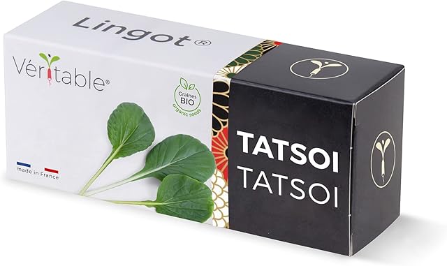 Oryginalna Organiczna Wlewka Tatsoi - kompatybilna z warzywami domowymi i Exky® - Wkłady do użycia - Podłoże z wbudowanymi nasionami