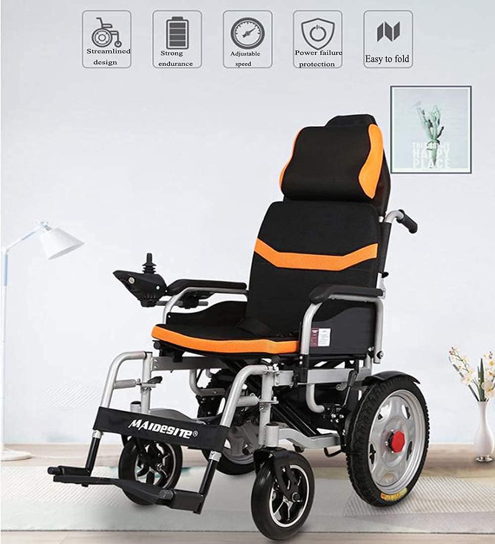 折りたたみ式車椅子軽量ポータブル、ハンドブレーキをロックした自走式