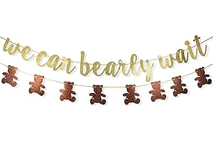 We Can Bear-ly Wait Banner: Celebrate Teddy Bear Showers & Gender Reveals