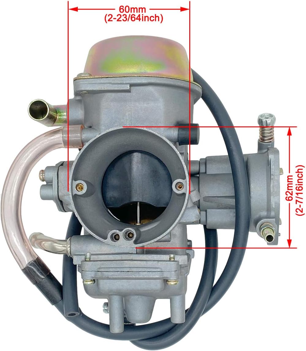 Rujie YFM660 Rhino660 Carburetor for 2004 2005 2006 2007 Yamaha Rhino 660 Rhino660 YFM660 YFM 660 YXR660 YXR660FA YXR660FAH YXR660FASE YXR660FAH Hunter 4x4 Atv Carburetor Carb