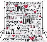 OUYIDA 10X10FT Valentine's Day Theme Pictorial Cloth Customized Photography Backdrop Background Stud