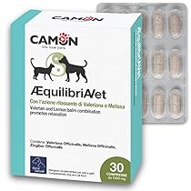 CAMON | Aequilibriavet, per Cane e Gatto, Allevia Stress e Ansia, 30 Compresse da 1000mg