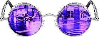 Gothic Steampunk Polarized Sunglasses For Men Women UV Sunglasses Metal Full Frame