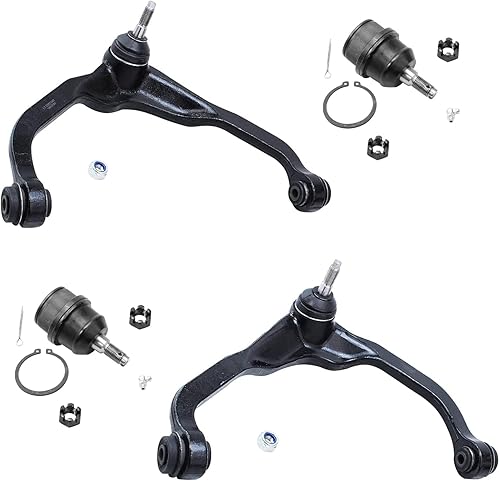 Miniatura 2 de Detroit Axle - Kit de suspensión delantera de 10 piezas para Jeep Liberty 2008-2012, Dodge Nitro 2007-2011, 2 brazos de control superiores con