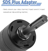 Mesee SDS Plus Tokmány Adapter 13mm - Kulcs Nélküli Fúrótokmány 1/2-20UNF Menettel - Professzionális Gyorscserélő Fúrógép Kiegészítő 6