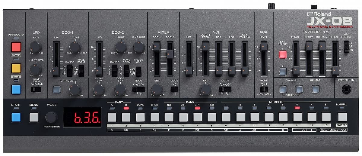 Amazon | Roland ローランド/JX-08 アナログ・シンセサイザー