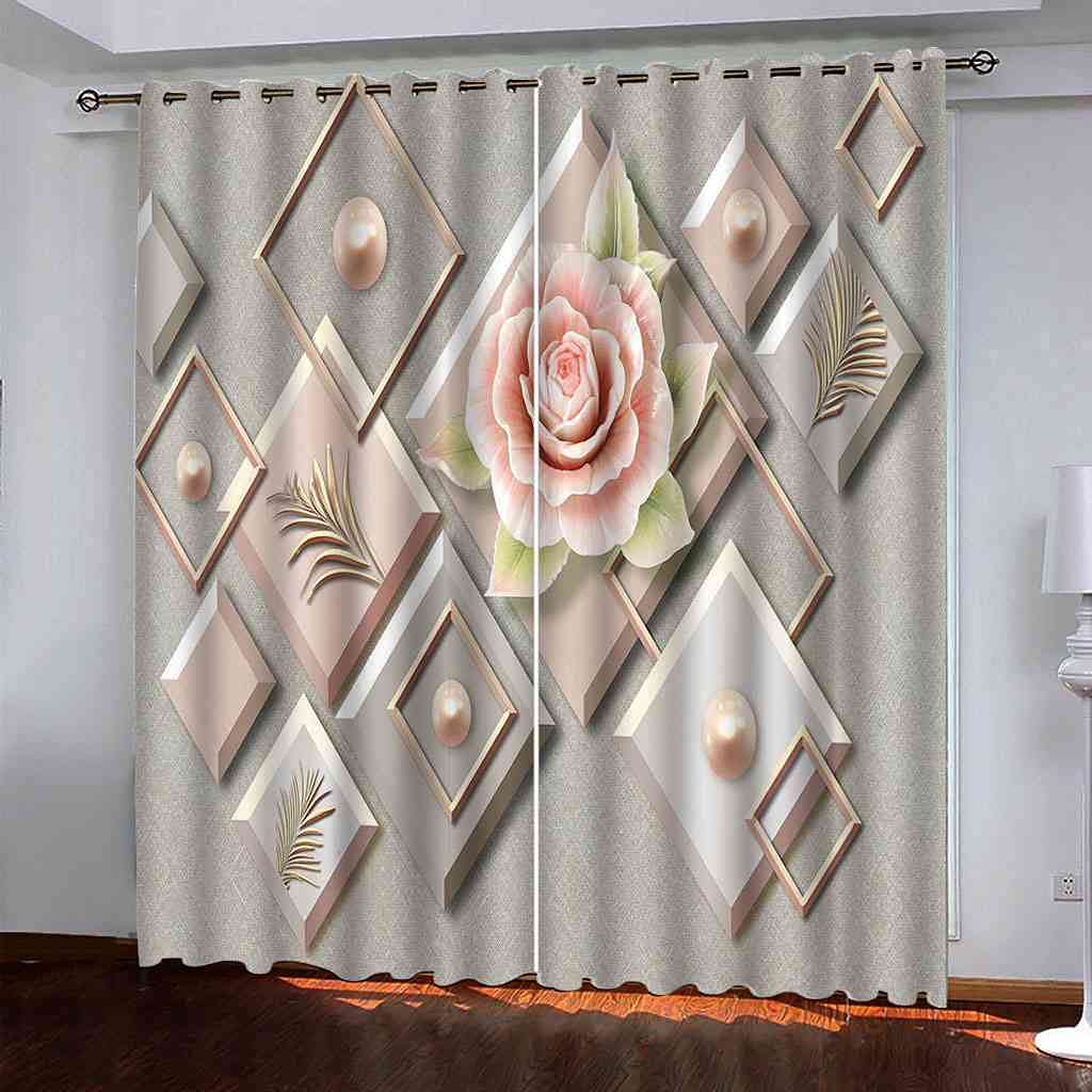 Rideaux occultants isolants 264x242 cm avec oeillets pour chambre et salon
