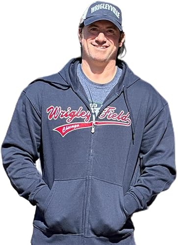 ThirtyFive55 Wrigley Field Navy Sudadera con capucha