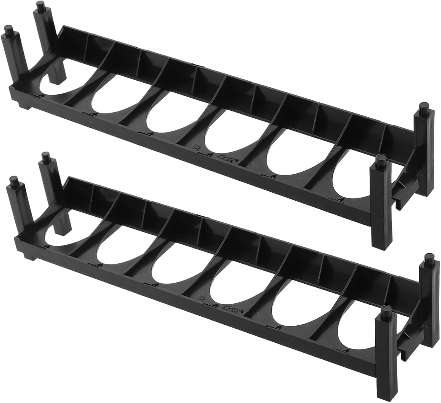 2pcs Pigment Rack 6-Slot Storage Stand for Workshop