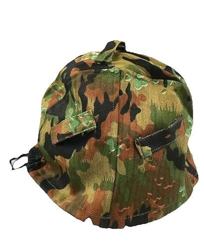 Reproduction WW2 German LEIBERMUSTER Canvas M35 Helmet Cover Cap （NO Helmet）