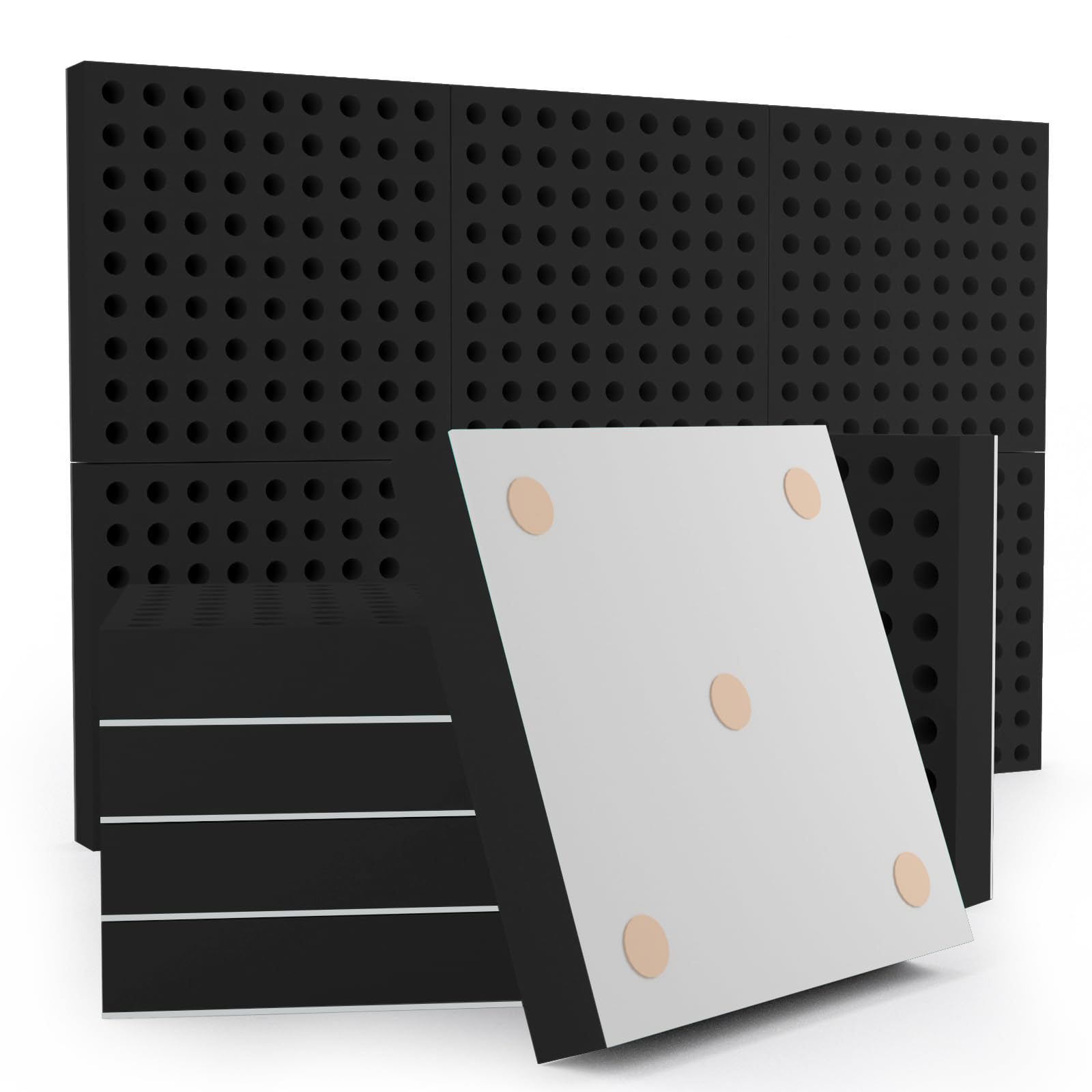 24 Pack Sound Proof Foam Panels for Walls 2