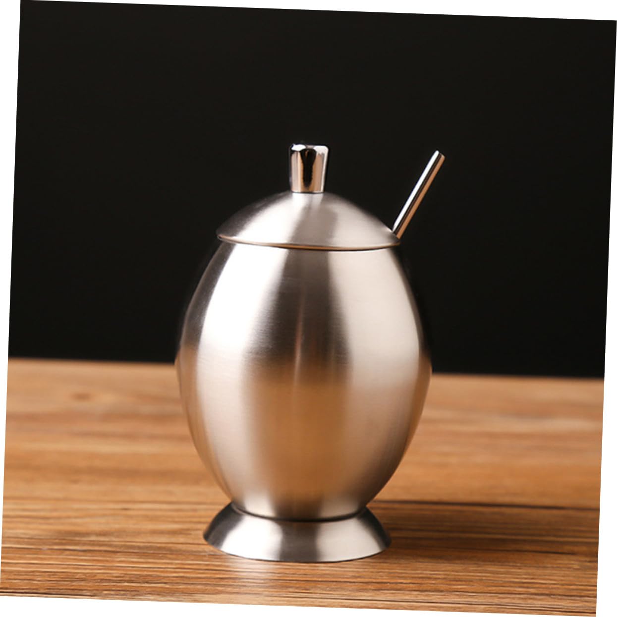 Gatuida Barattolo Versatile Coperchio e Cucchiaio in Acciaio Inossidabile 304 per Condimenti per Uso Domestico in Cucina e Sala da Pranzo