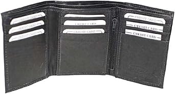 MARSHAL New Genuine Leather Tri-fold Mens Wallet #1355CF