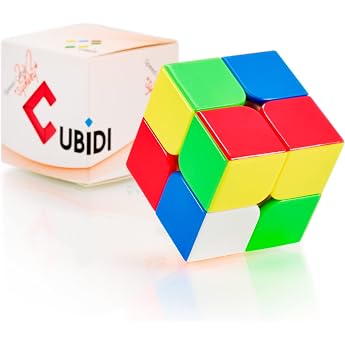 CUBIDI Magic Cube 2 x 2 - Sydney Type - Without Sticker - Speed Cube 2 x 2 x 2 with Optimised Features for Speed Cubing - Mag