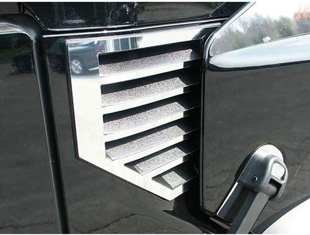 Upgrade Your Auto 2pc. Luxury FX Chrome Cowl Vent Cover (No Antena) for Hummer H2 2003-2006