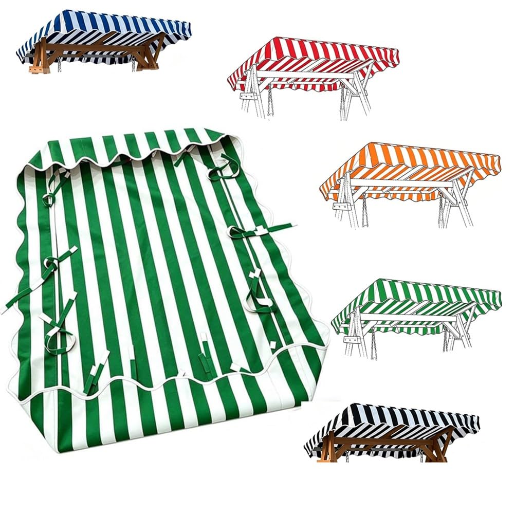 Toldo de balancín impermeable con protección solar para columpio de exterior