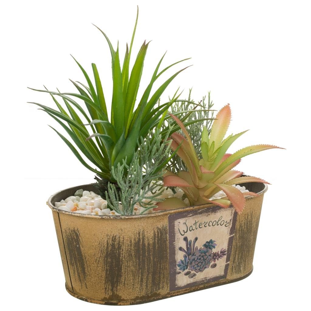 Plante artificielle en pot sans entretien pour décoration facile