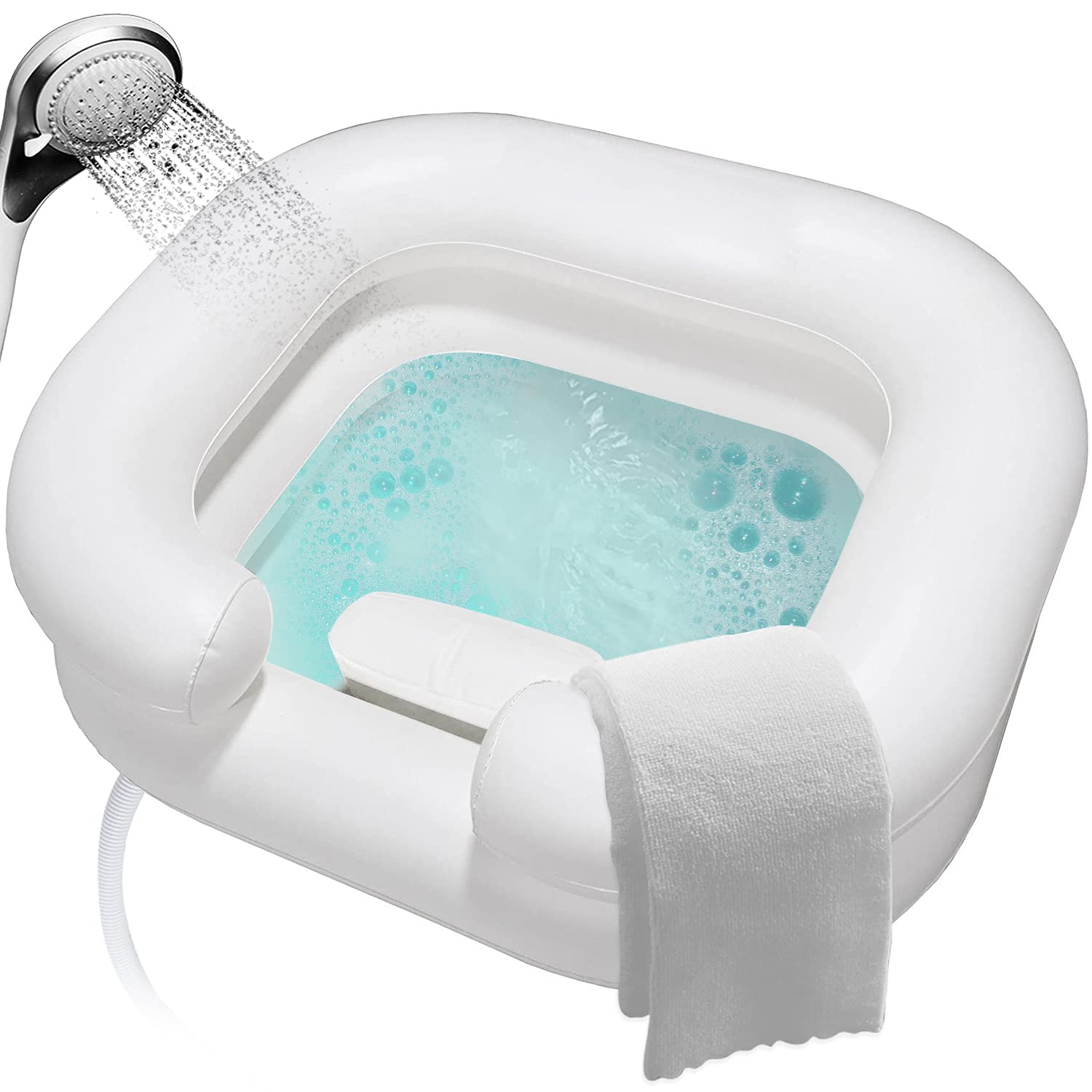 Buy Large Inflatable Shampoo Basin Portable Hair Washing with Head