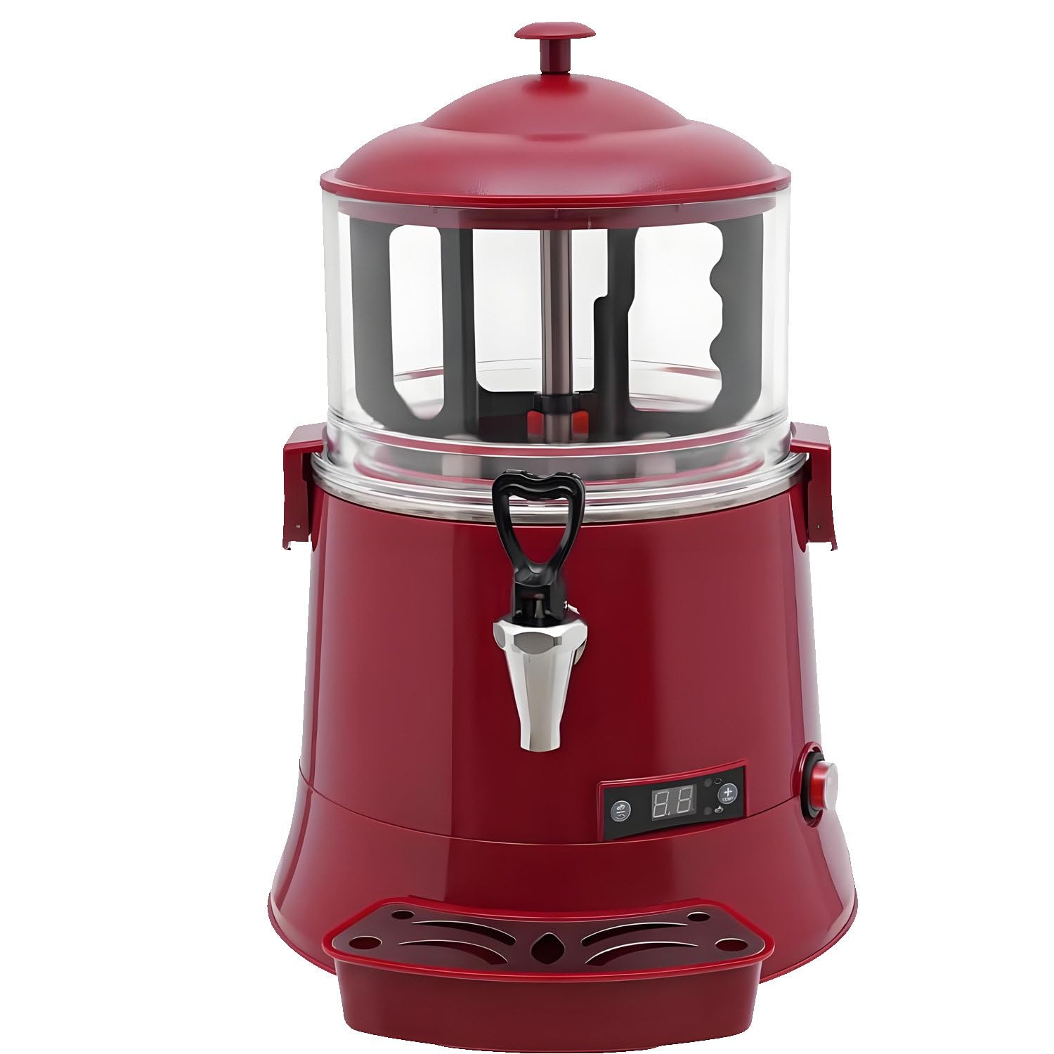 CelyToe 400W Electric Hot Cocoa Dispenser, One-Touch Control Red-5L
