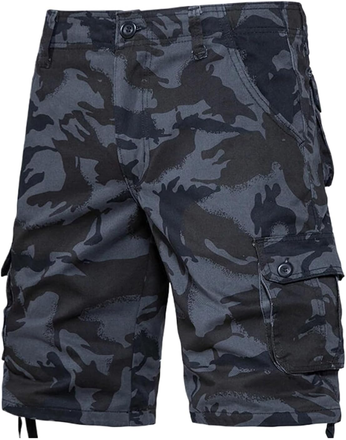 Men's Cargo Jogger Shorts Casual Outdoor Sports Half Pants Breathable Cotton Shorts