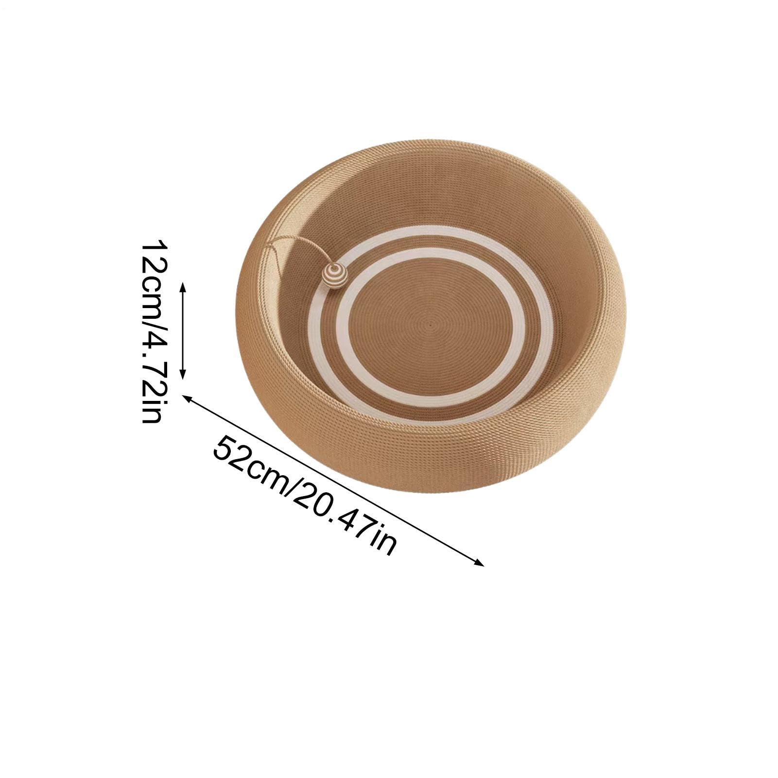 Cama Rascadora para Gatos Alfombrilla Rascadora De Sisal para Protección De | Rascador Para Gatos De Interiores para en Casa Hogar Sala de Estar Dormitorio Suelo y Sofá
