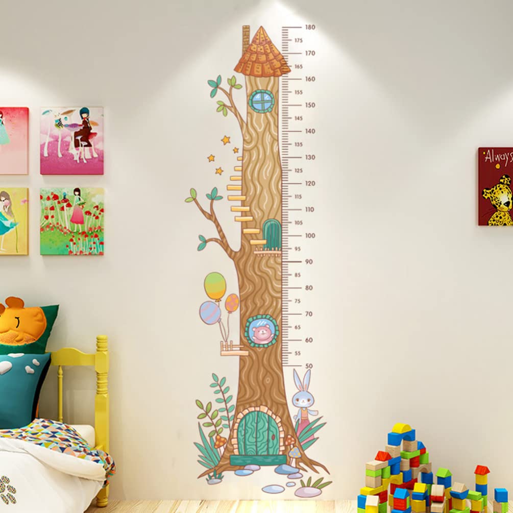 iplusmile Tableau De Croissance Règle De Hauteur Toise Pour Garçon Fille Autocollant Mural Toise à Suspendre Pour Maison