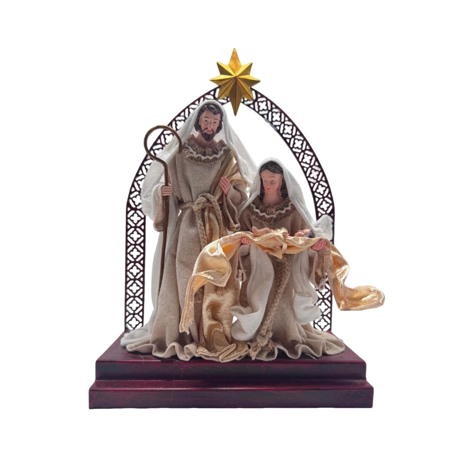 Fenteer Estatua de para Natividad de, Adorno de Mesa para el hogar, Estante, repisa, centros de Mesa, Decoraciones, Style B