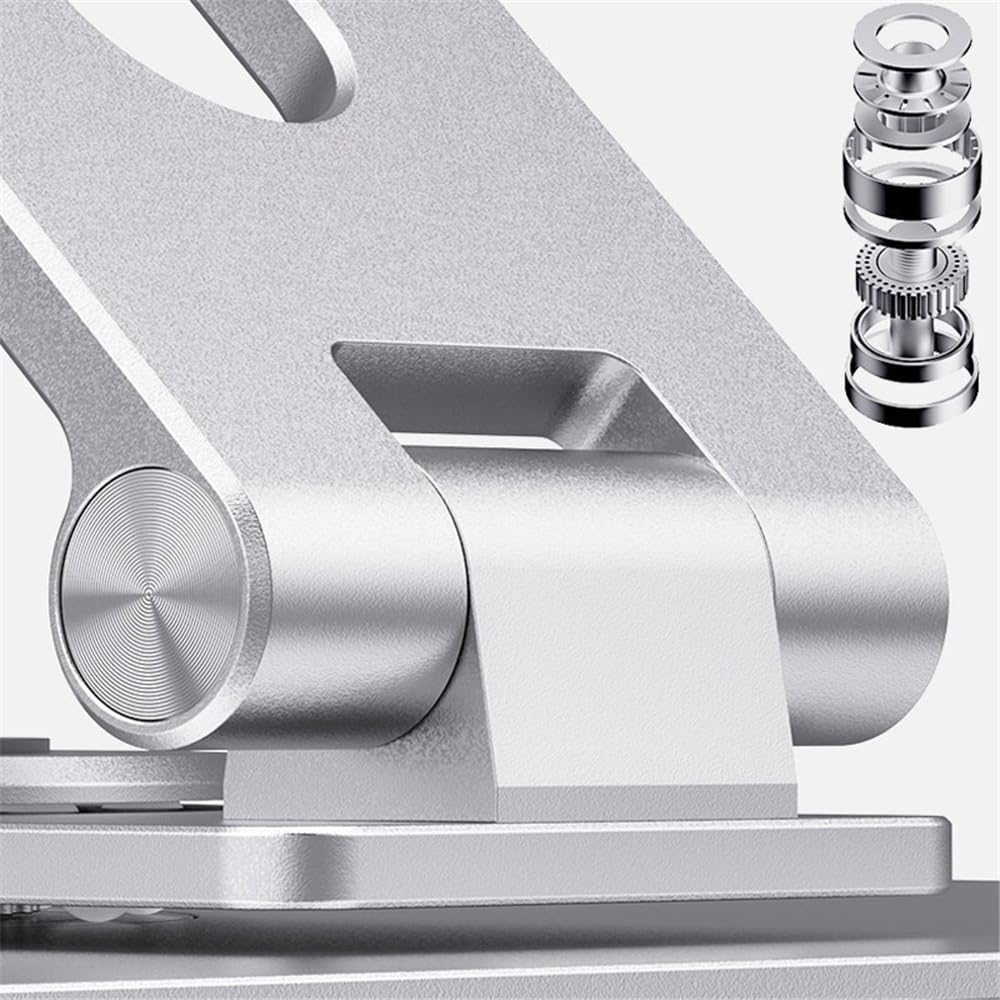 Supporto per laptop, Supporto for laptop pieghevole in lega di alluminio, staffa di rotazione a 360°,Accessori per scrivania da ufficio