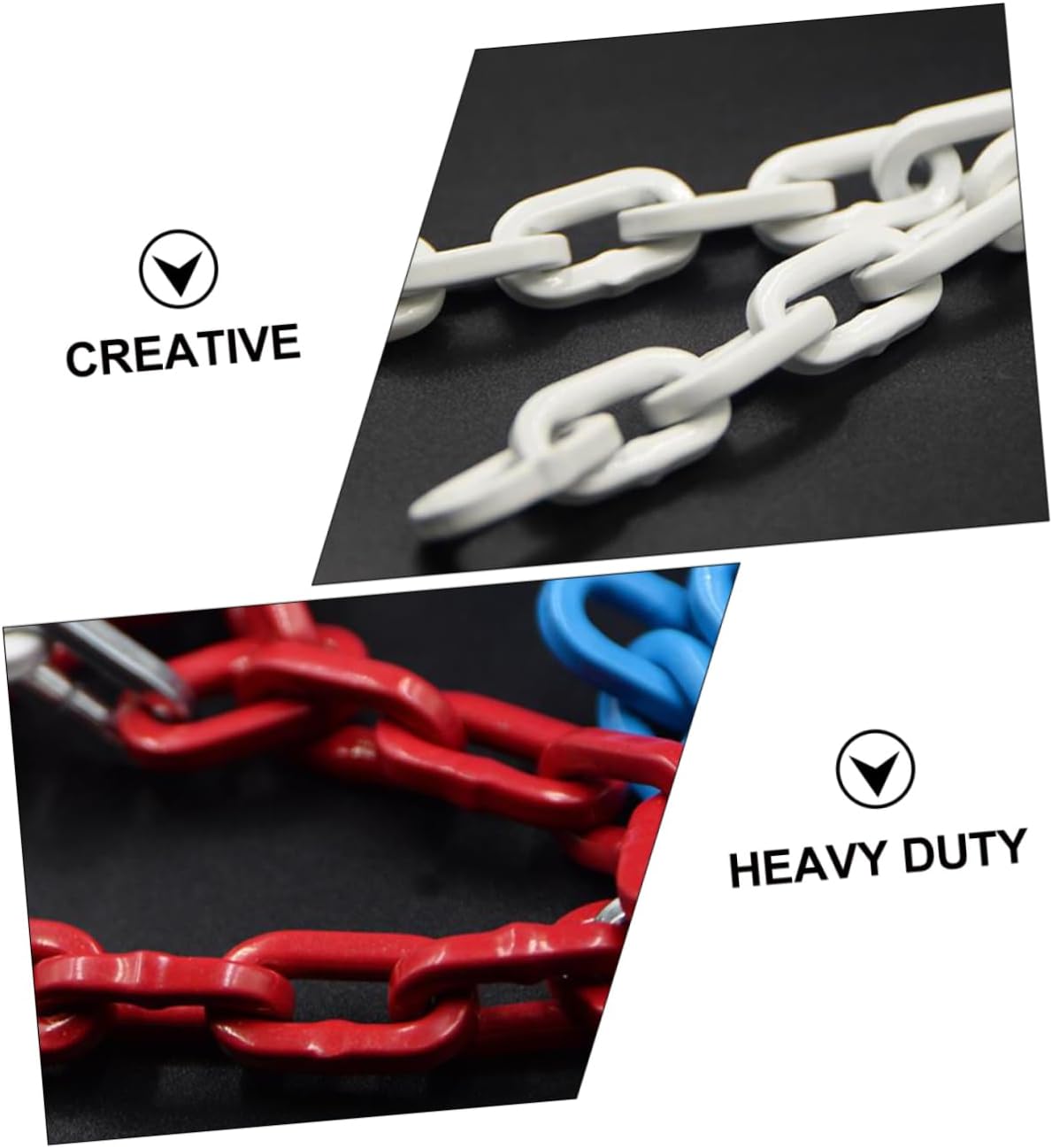 Toyvian Heavy Duty Chain Basketball Net Reinforced Design Sturdy Iron Material for Outdoor Use Professional Basketball Accessory for Players