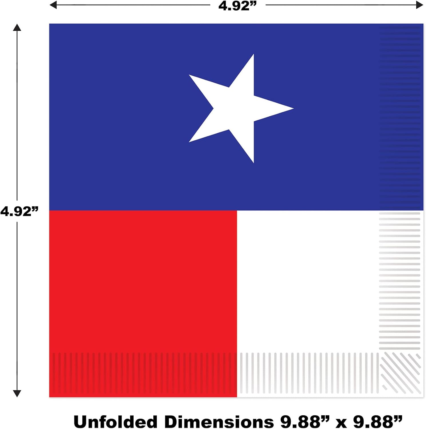 Beistle Texas Beverage Napkins