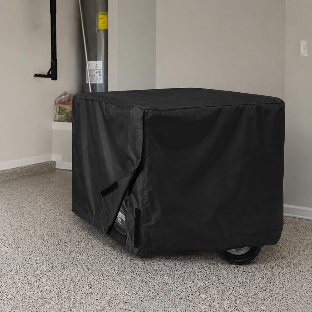 Cubierta para Generador para Pramac S 5000 S 8000 TG 8000 Electric Start, Funda Impermeable Oxford 600D con Revestimiento PVC Interior