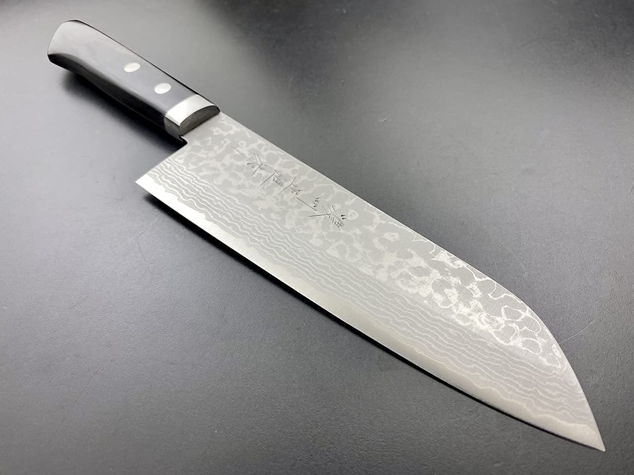 Amazon|濃州正恒作 ダマスカスV金10号 口金付 三徳包丁170mm Amazon|濃州正恒作 ダマスカスV金10号 口金付 三徳包丁170mm