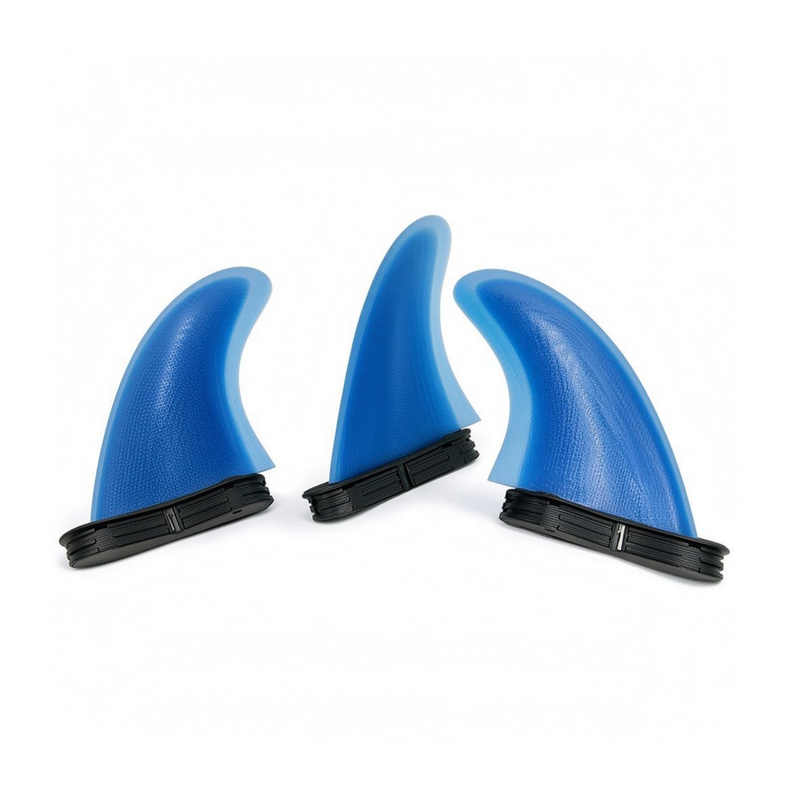 LOVIVER de Surf de una Pieza con de Doble Lengüeta Ajustable Quilla para Tabla con Estabilidad y Control Mejorados Superficie Texturizada Adecuada para , Azul